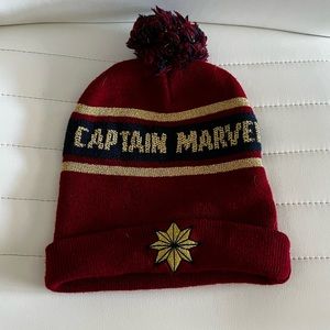 Captain Marvel Unisex Weave Knit Beanie